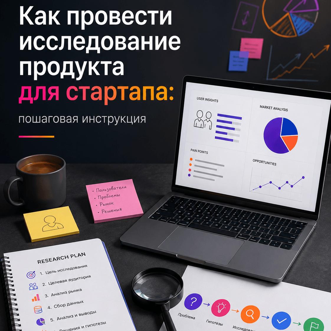 Как провести исследование продукта для стартапа: пошаговая инструкция