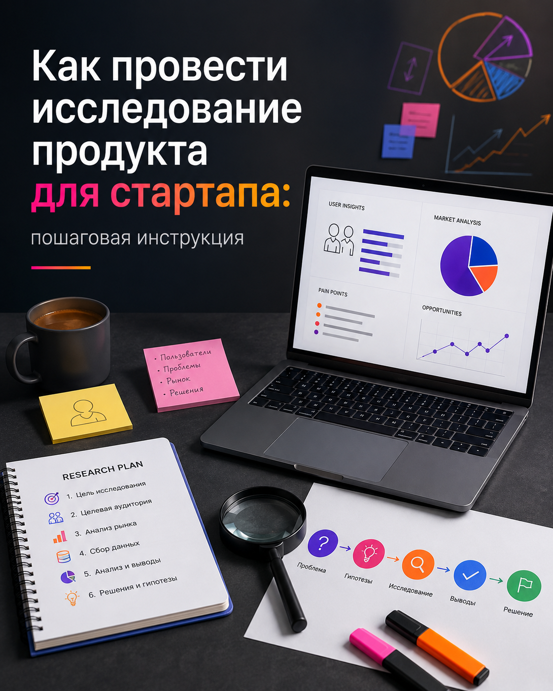 Как провести исследование продукта для стартапа: пошаговая инструкция